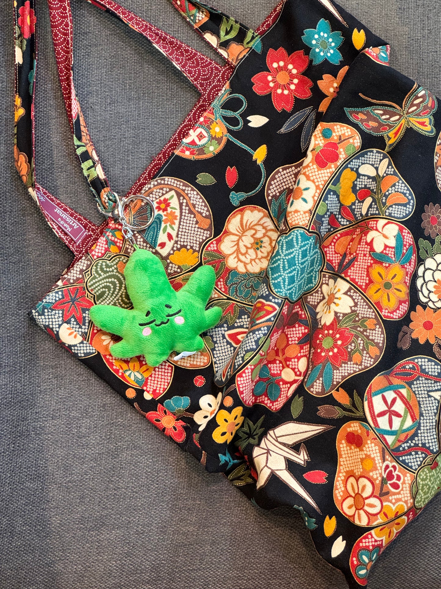 Lil Buds Plushie Keychain - Cute Leaf Design - Collectible Bag Accessory