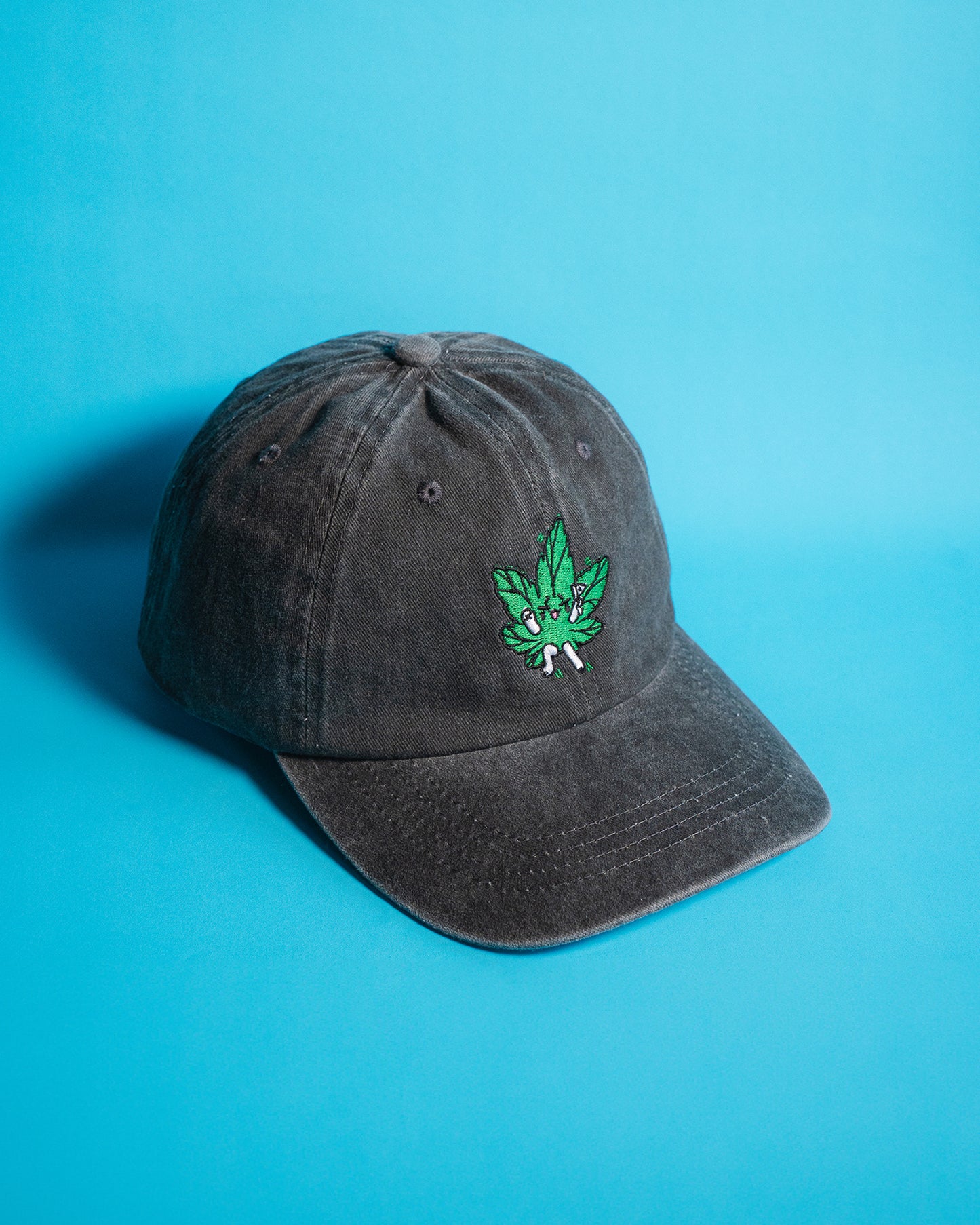 Lil Buds Baseball Cap Grey Washed Denim Adjustable Fit - Cool & Light